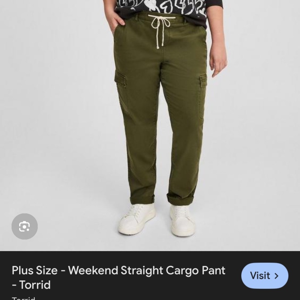 Green cargo pants